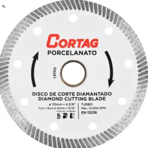 Disco Diamantado Porcelanato Cortag 60863